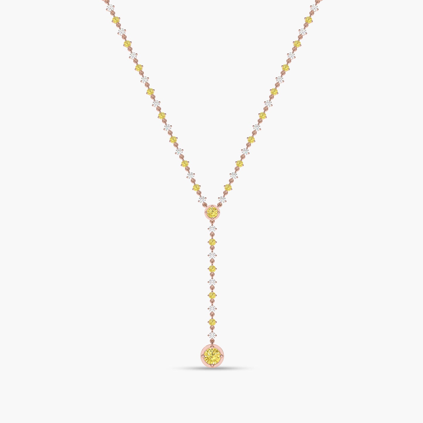yellow necklace set