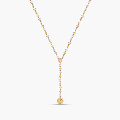 yellow necklace set