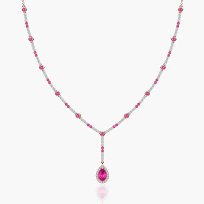 Silver Diamond Necklace