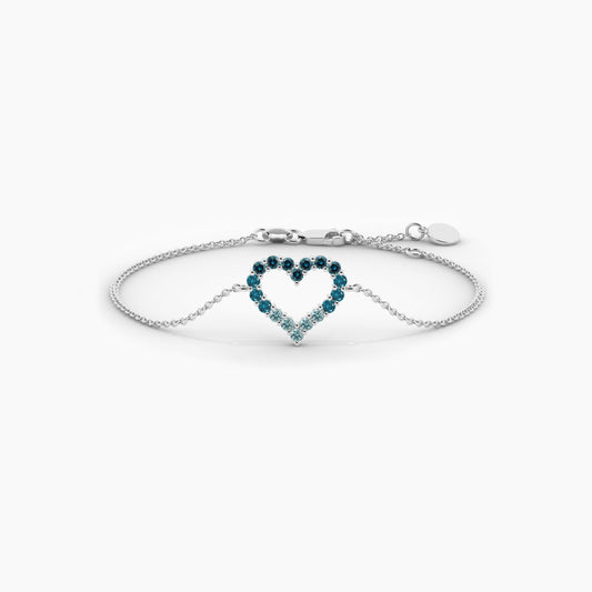 blue stone bracelet for ladies