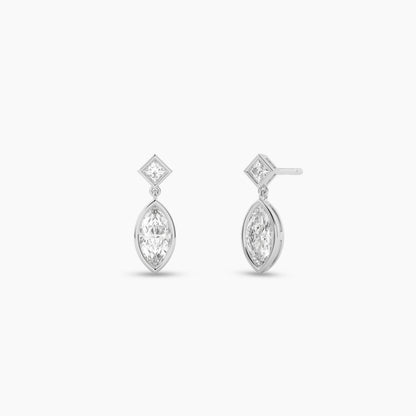 small silver earrings