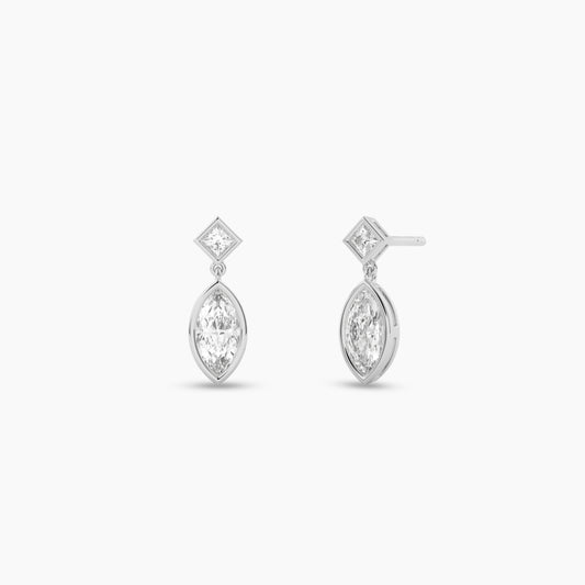 small silver earrings