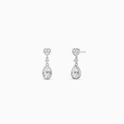 Silver Drop Earrings