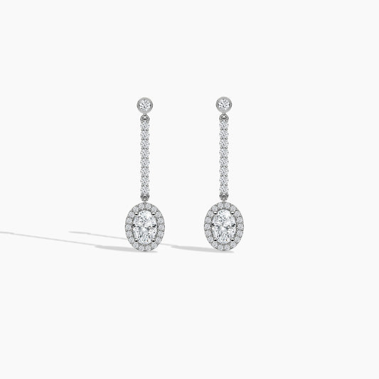 silver earrings
