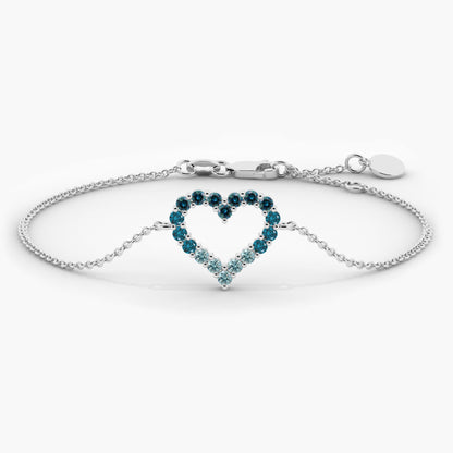blue stone bracelet for ladies