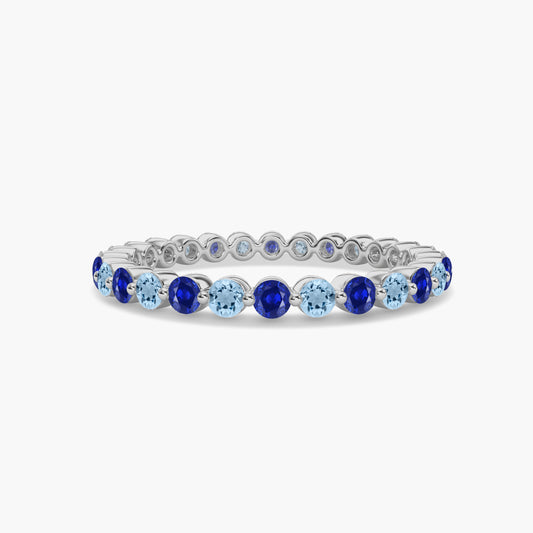 Blue diamond band