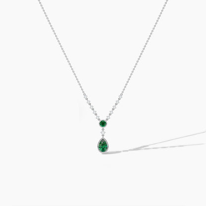 silver diamond necklace