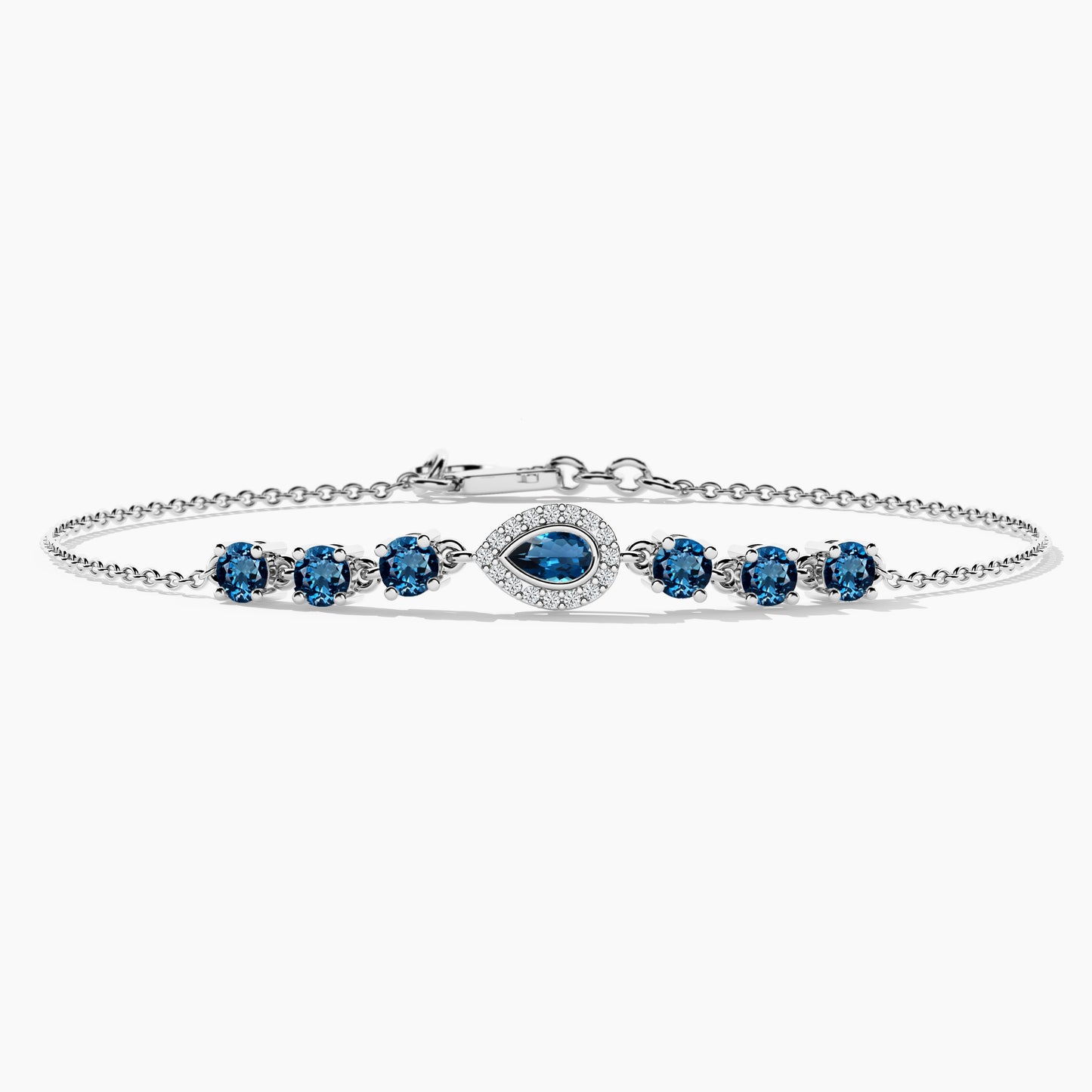 stone bracelet silver