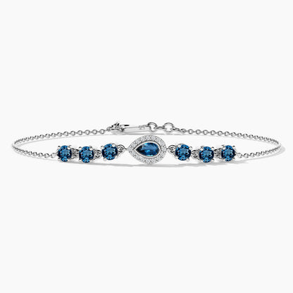 stone bracelet silver