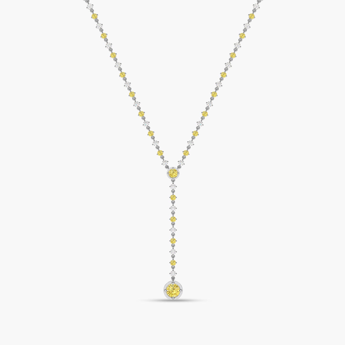 yellow necklace set
