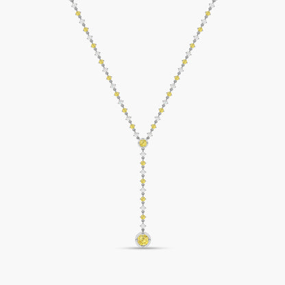 yellow necklace set