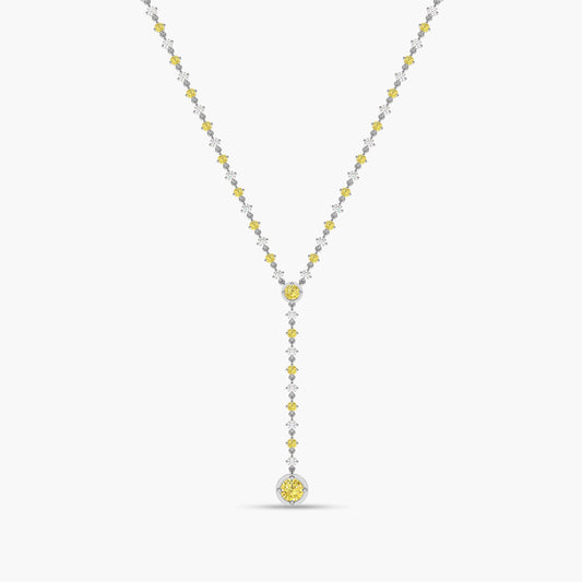 yellow necklace set