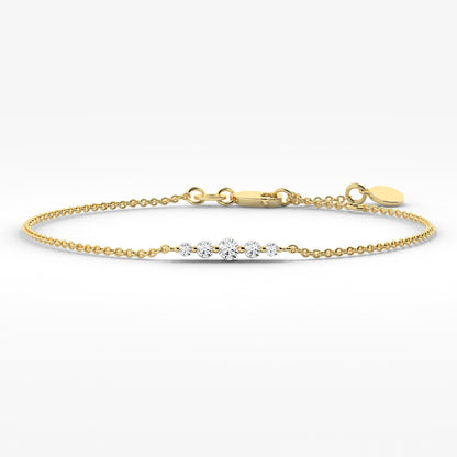 yellow gold bracelet womens