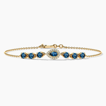 Silver bracelet for her gold plated