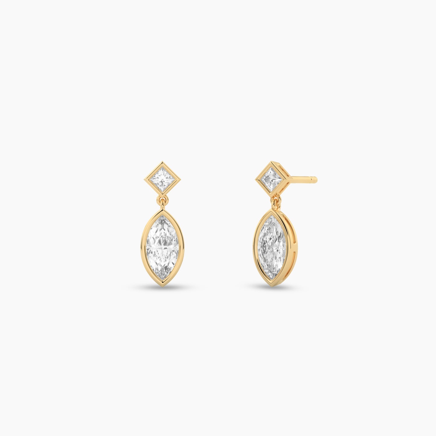 small silver earrings