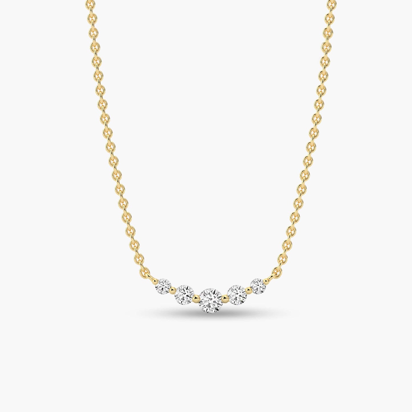 yellow gold plated silver diamond pendant