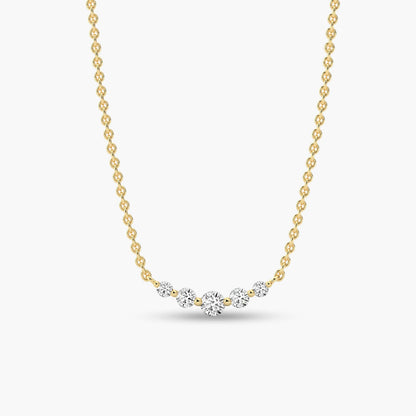 yellow gold plated silver diamond pendant