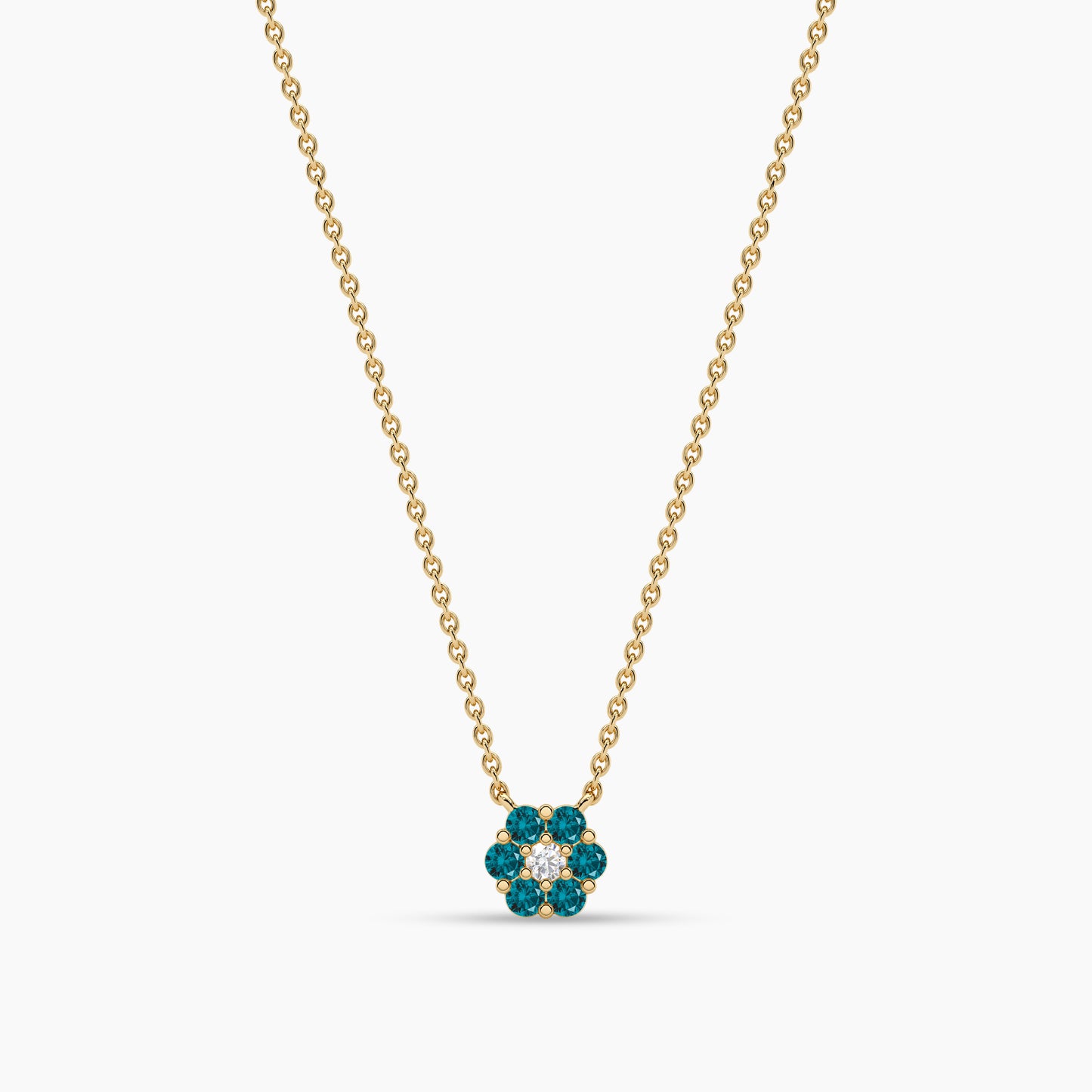 Sterling Silver Flower Shaped Pendant