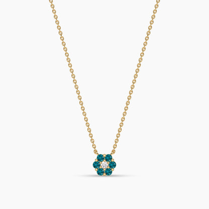 Sterling Silver Flower Shaped Pendant