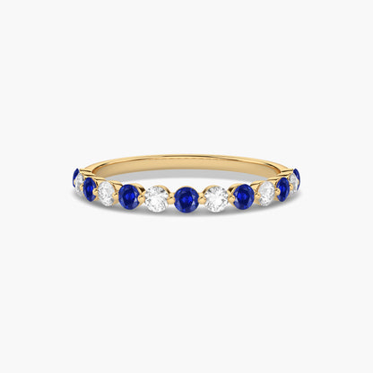 blue diamond ring yellow gold plated