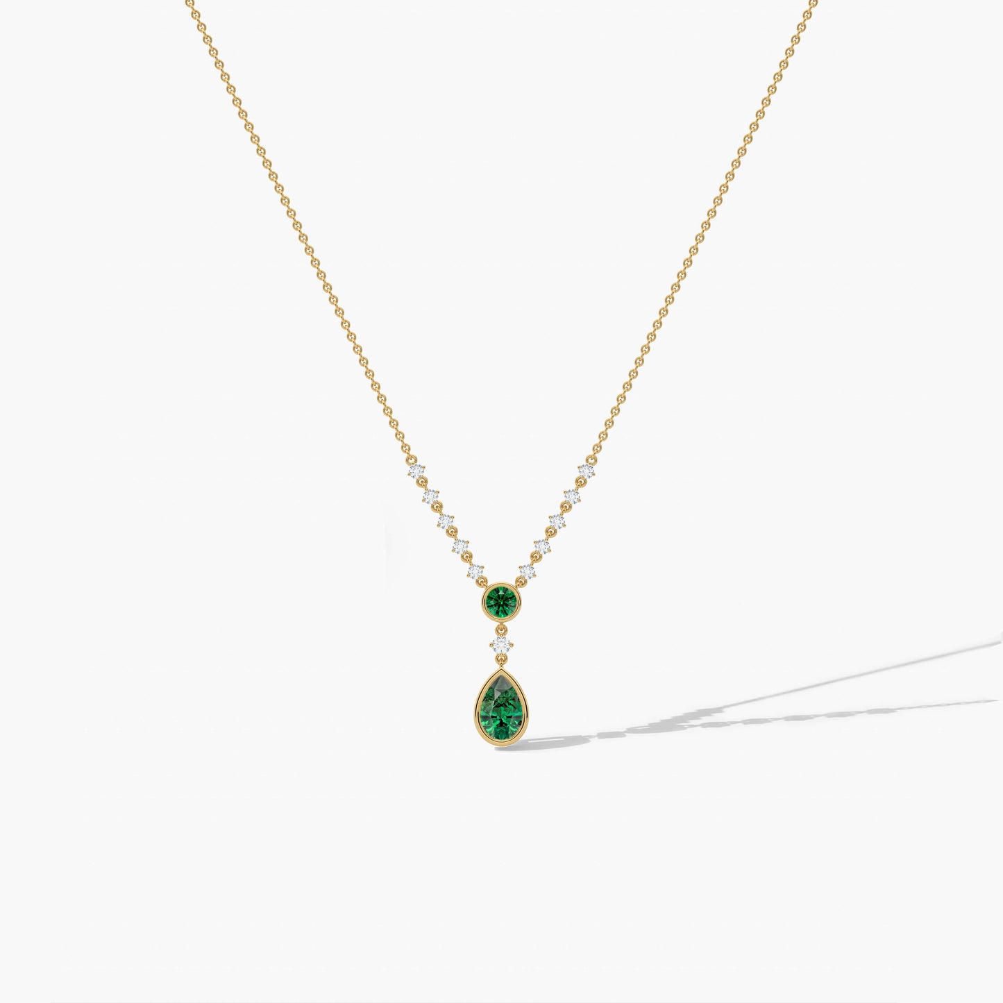 silver diamond necklace