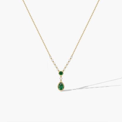 silver diamond necklace