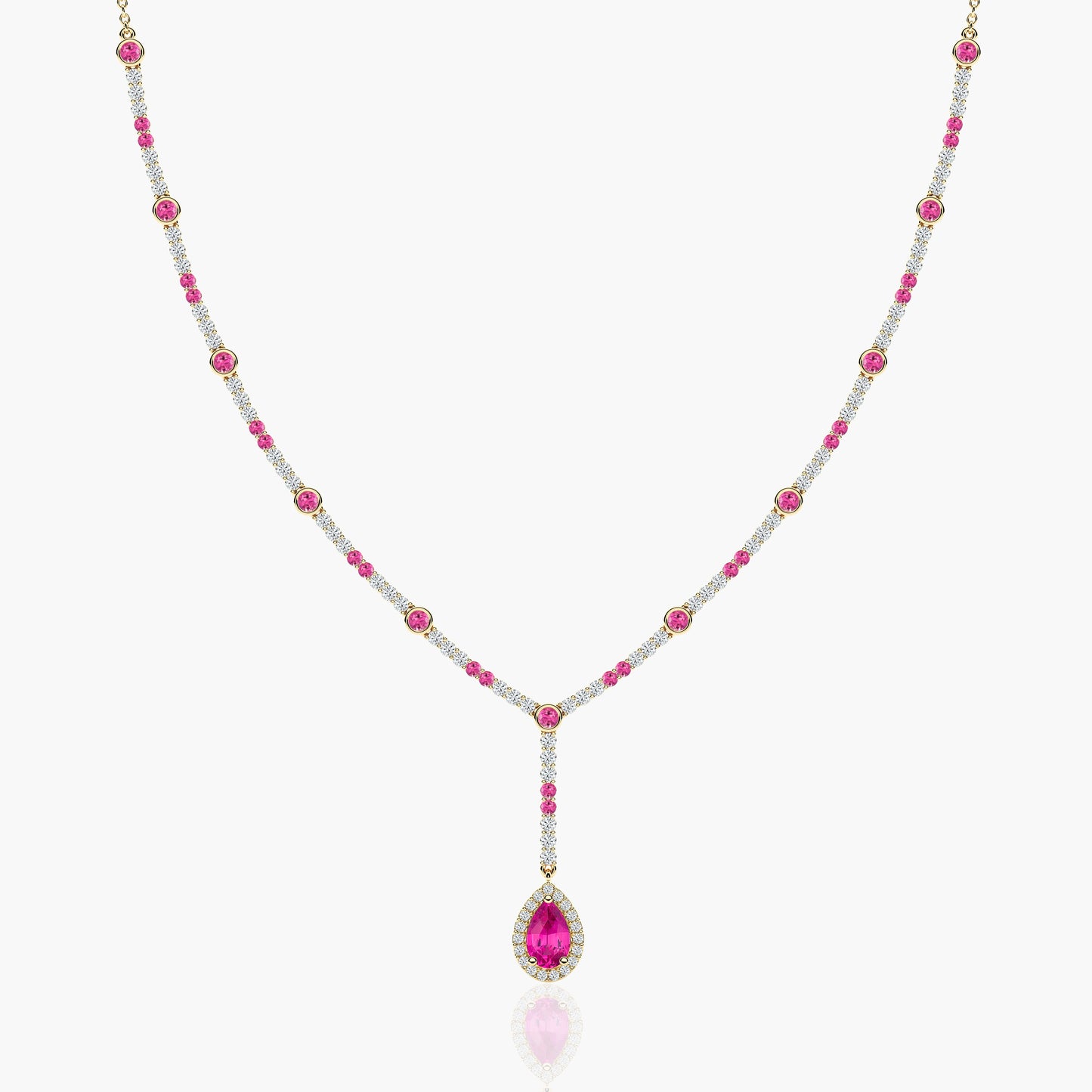 Silver Diamond Necklace