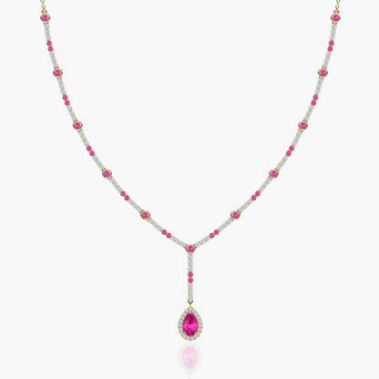 Silver Diamond Necklace