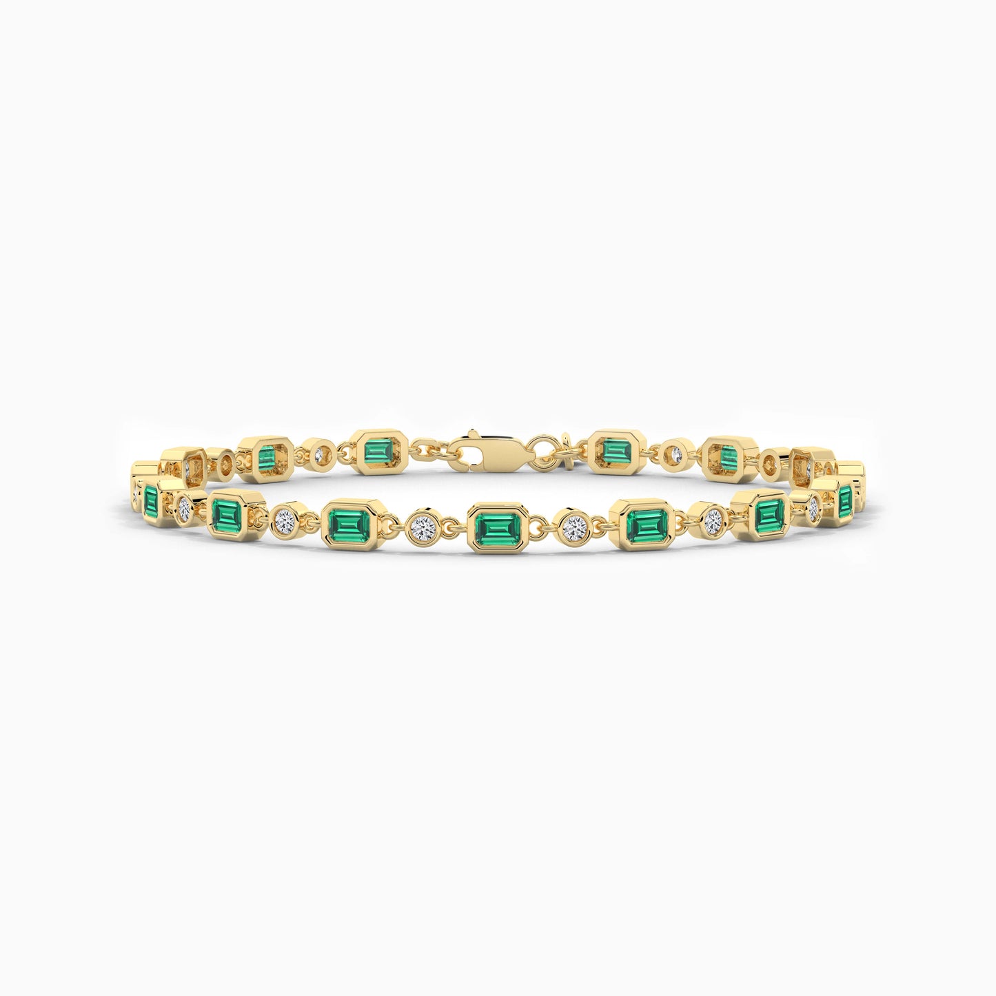 Green diamond Bracelet for Women