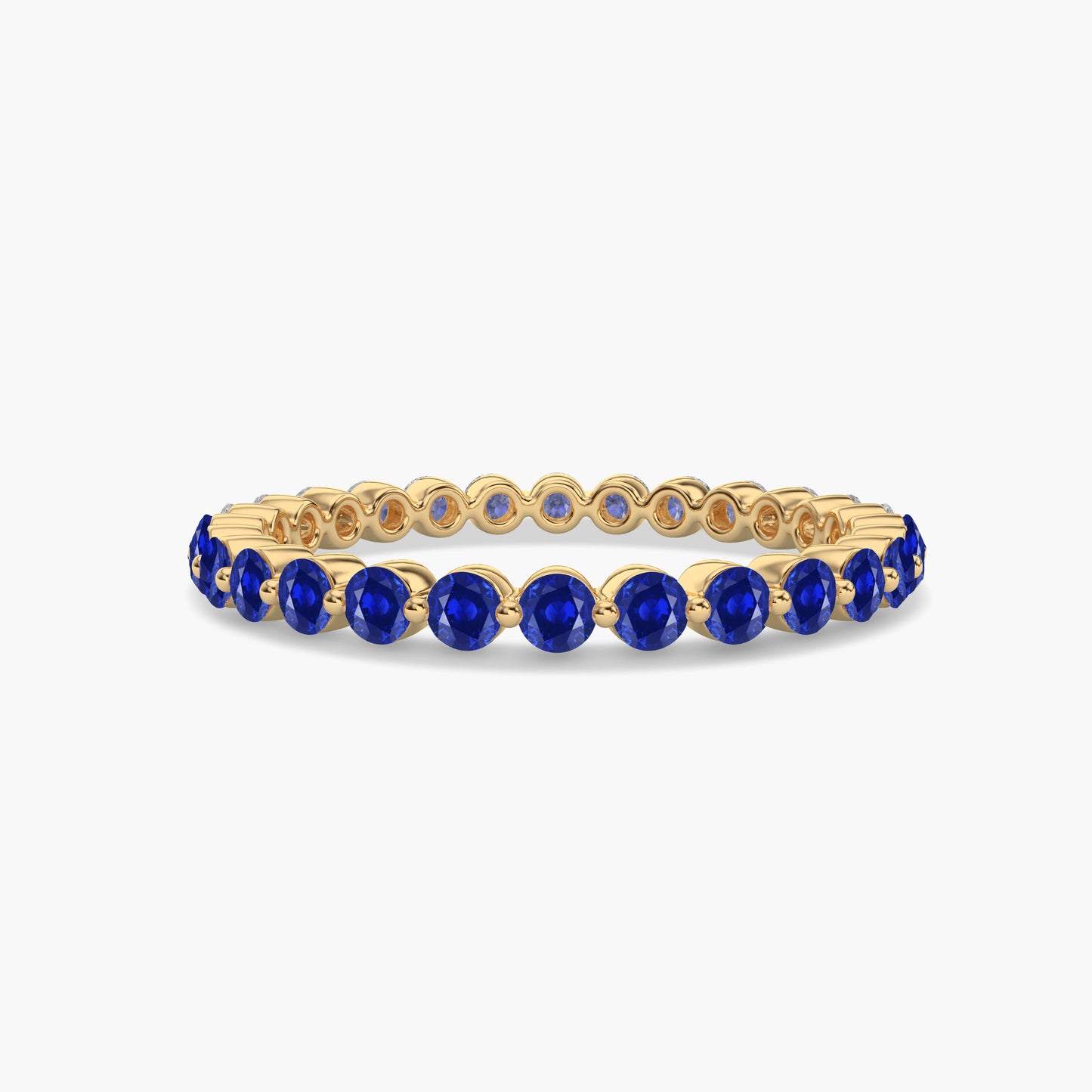 yellow gold plated blue diamond rings for women