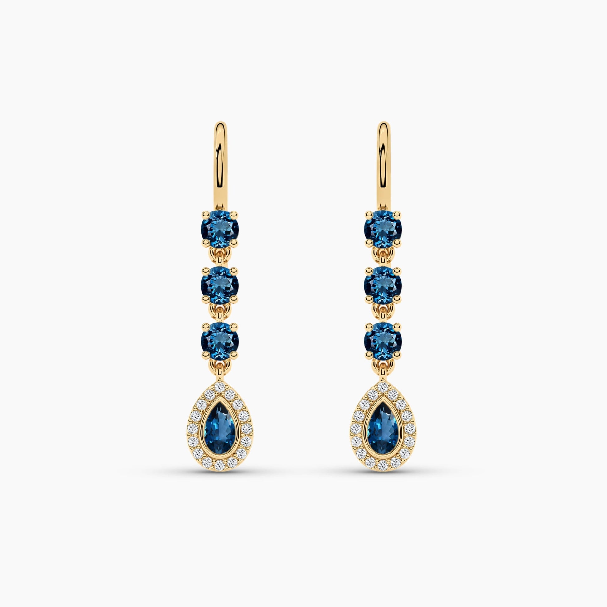 american diamond earrings
