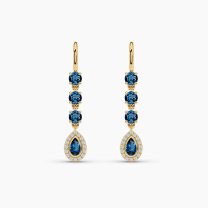 american diamond earrings