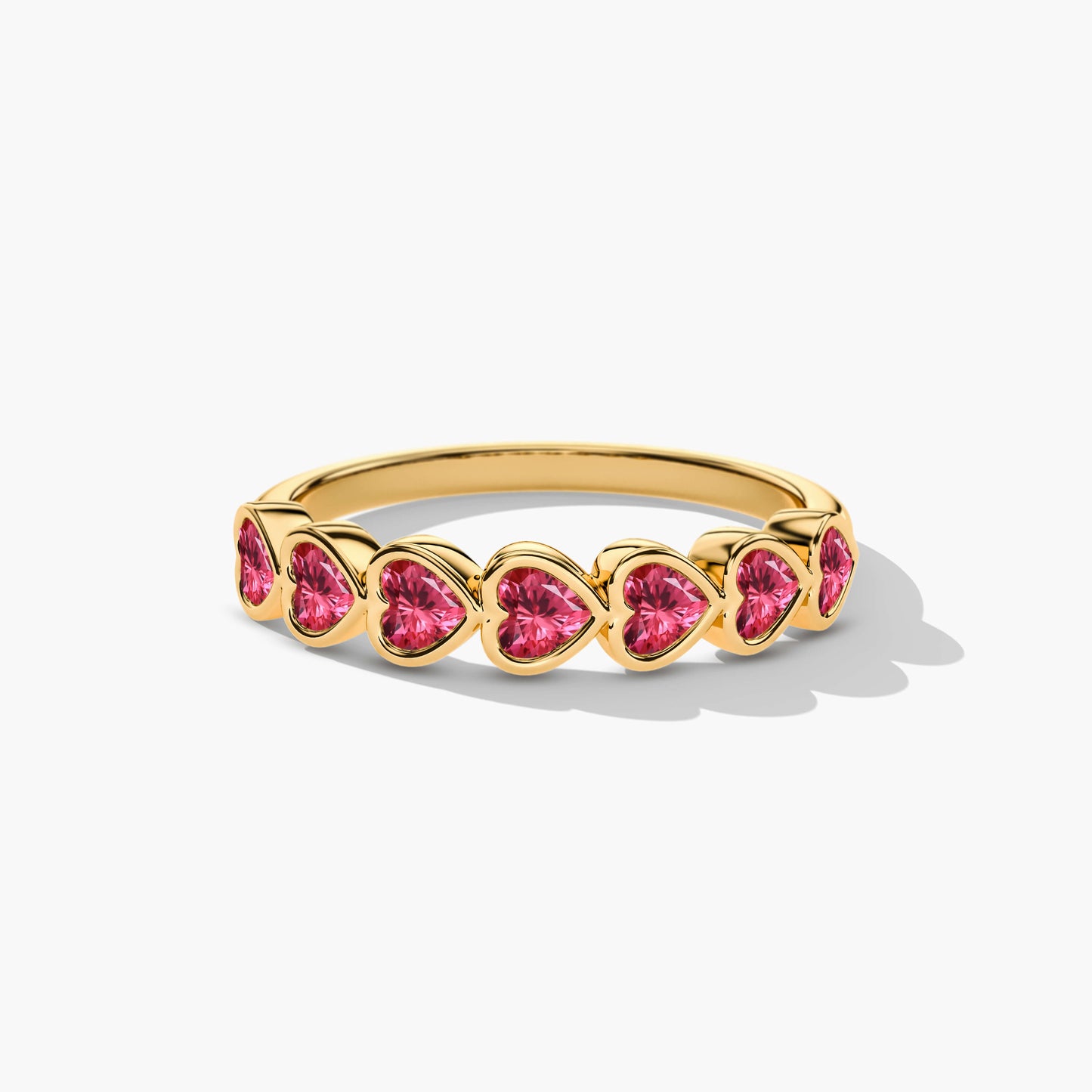 silver heart rings for women