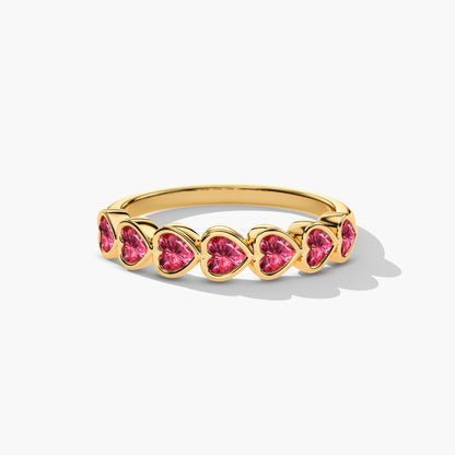 silver heart rings for women