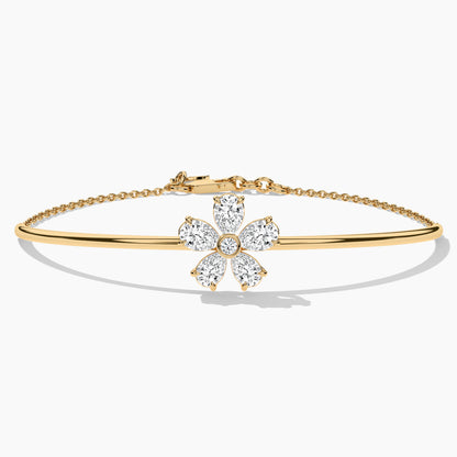 real flower bracelet