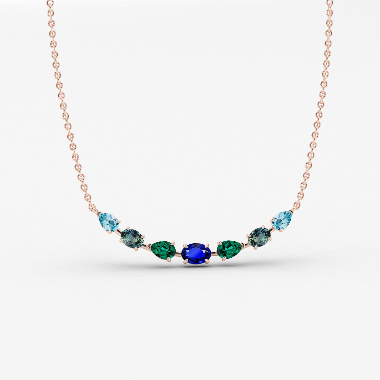 silver gemstone pendant