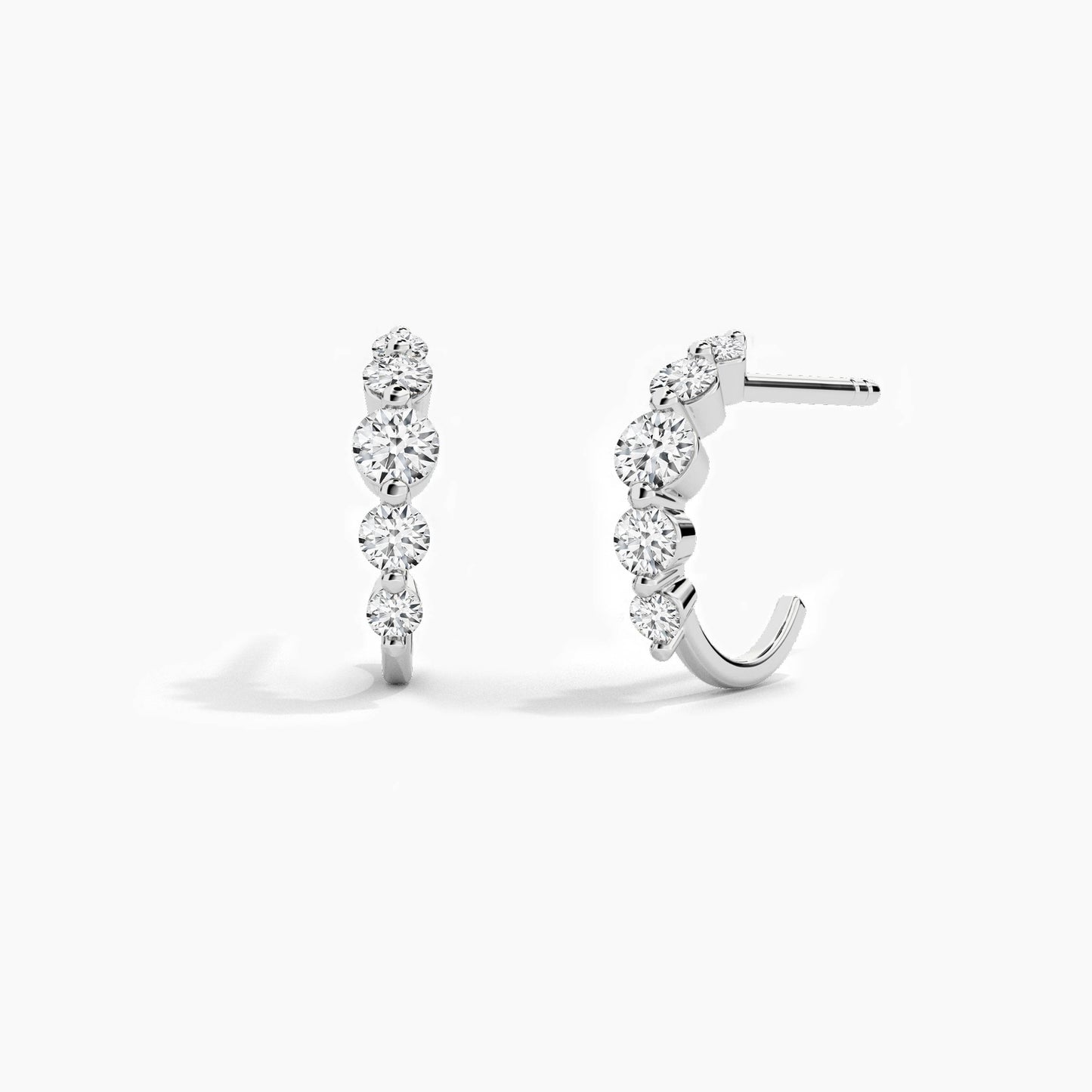 small silver hoops