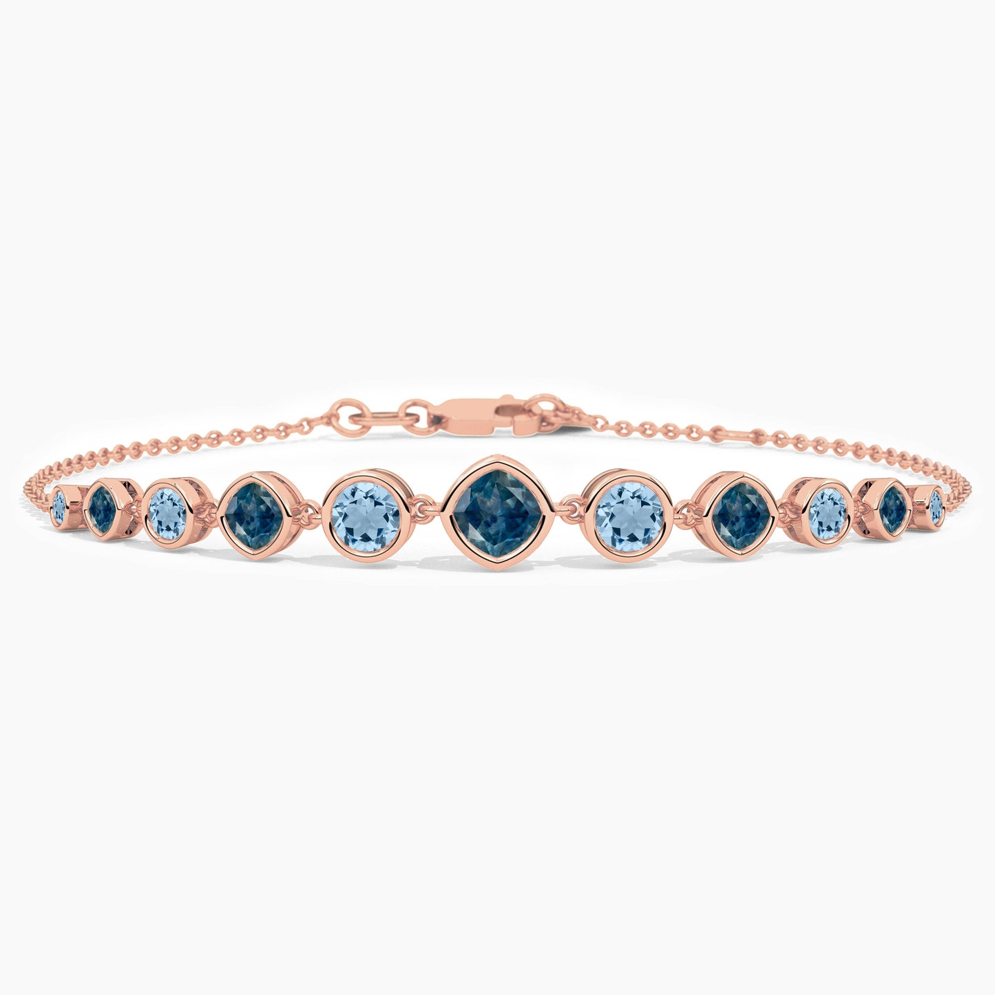 blue diamond necklace
