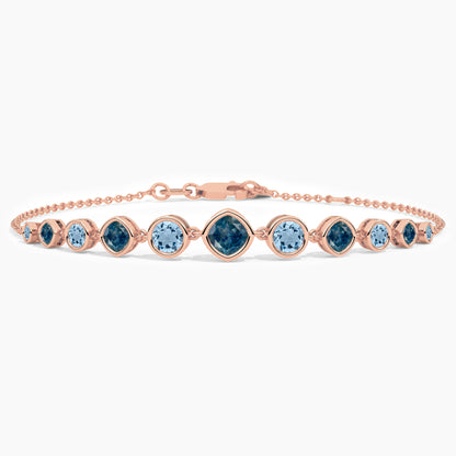 blue diamond necklace