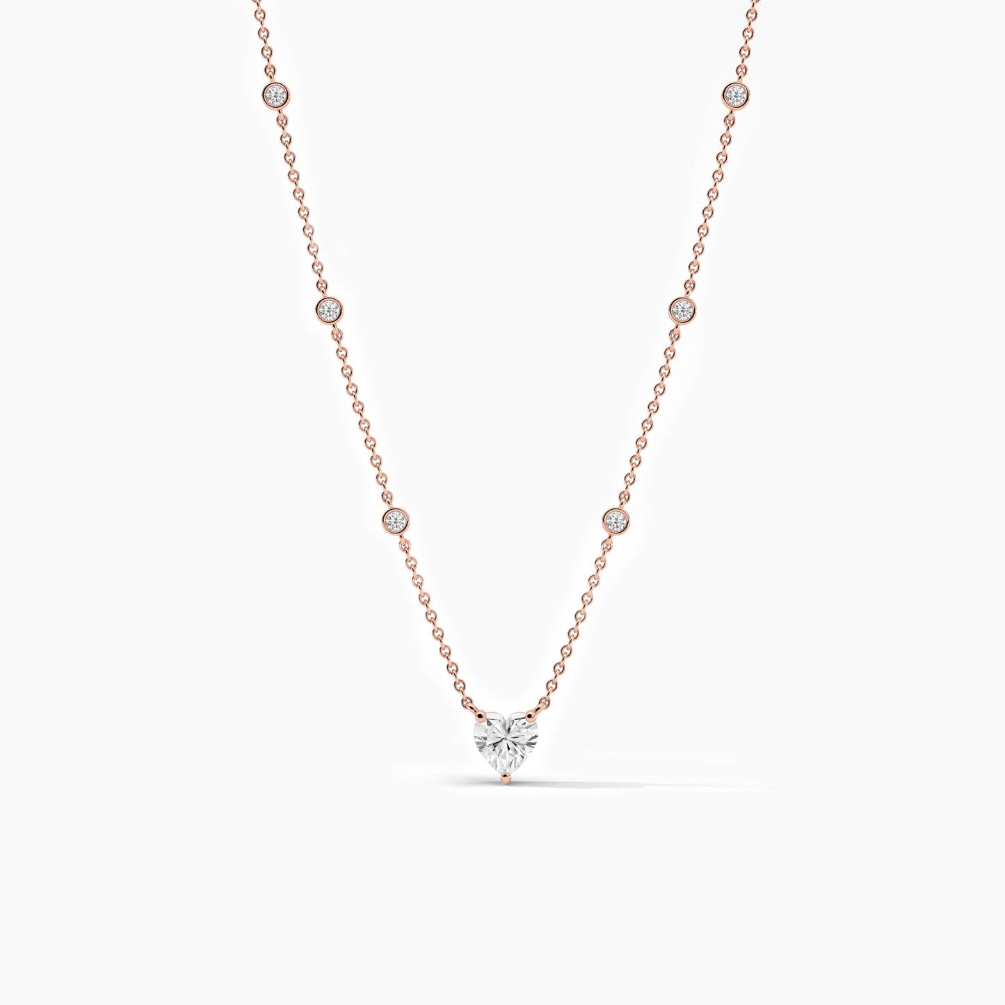 simple diamond necklace