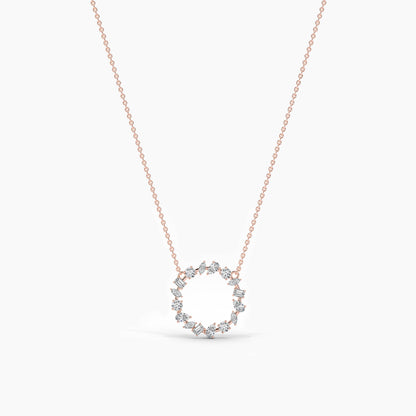 diamond stone necklace