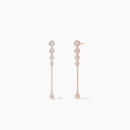 silver hanging earrings