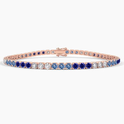 diamond eternity bracelet​ rose gold