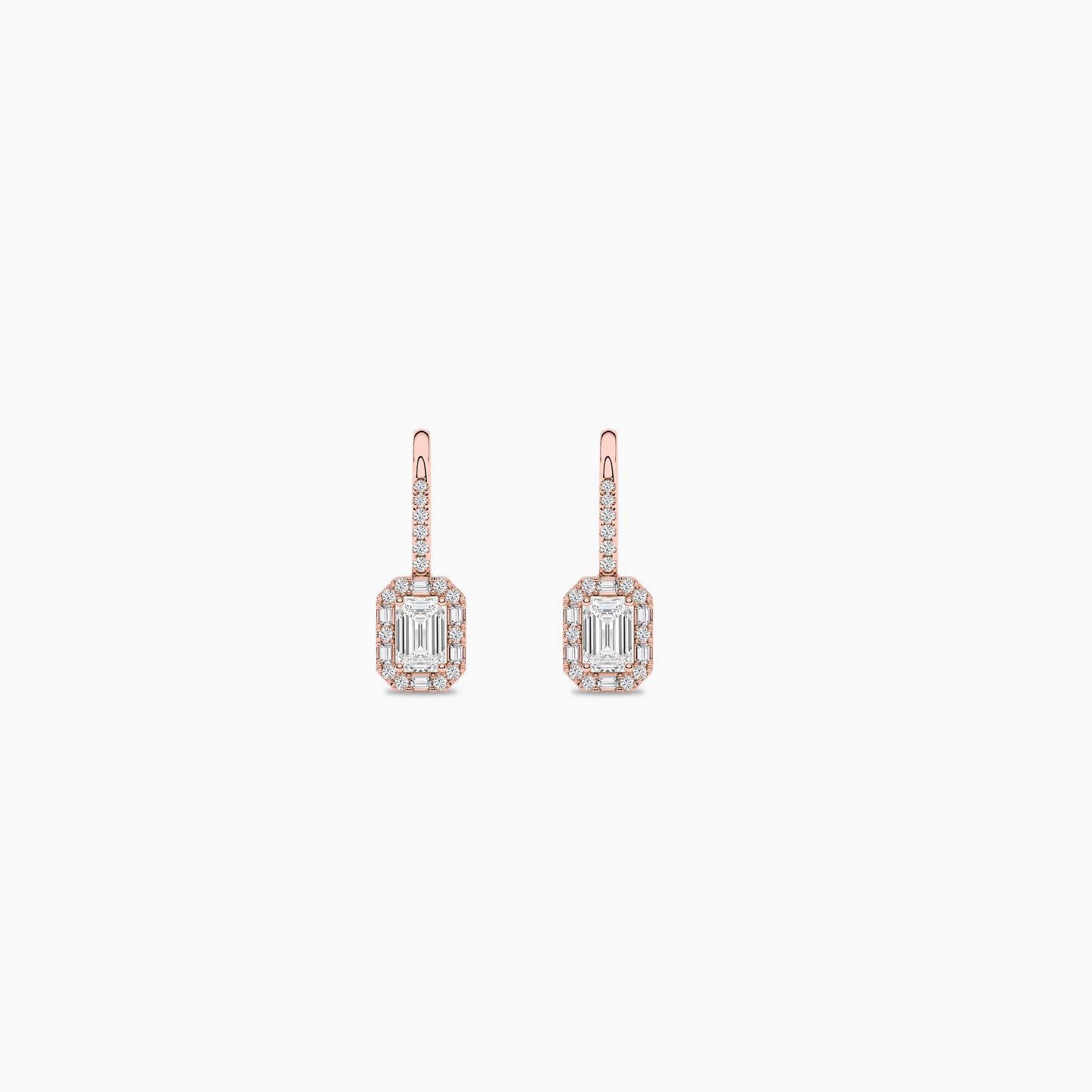 womens diamond hoop earrings