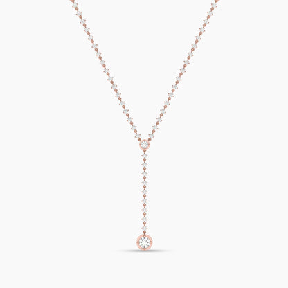 long silver chain with pendant​