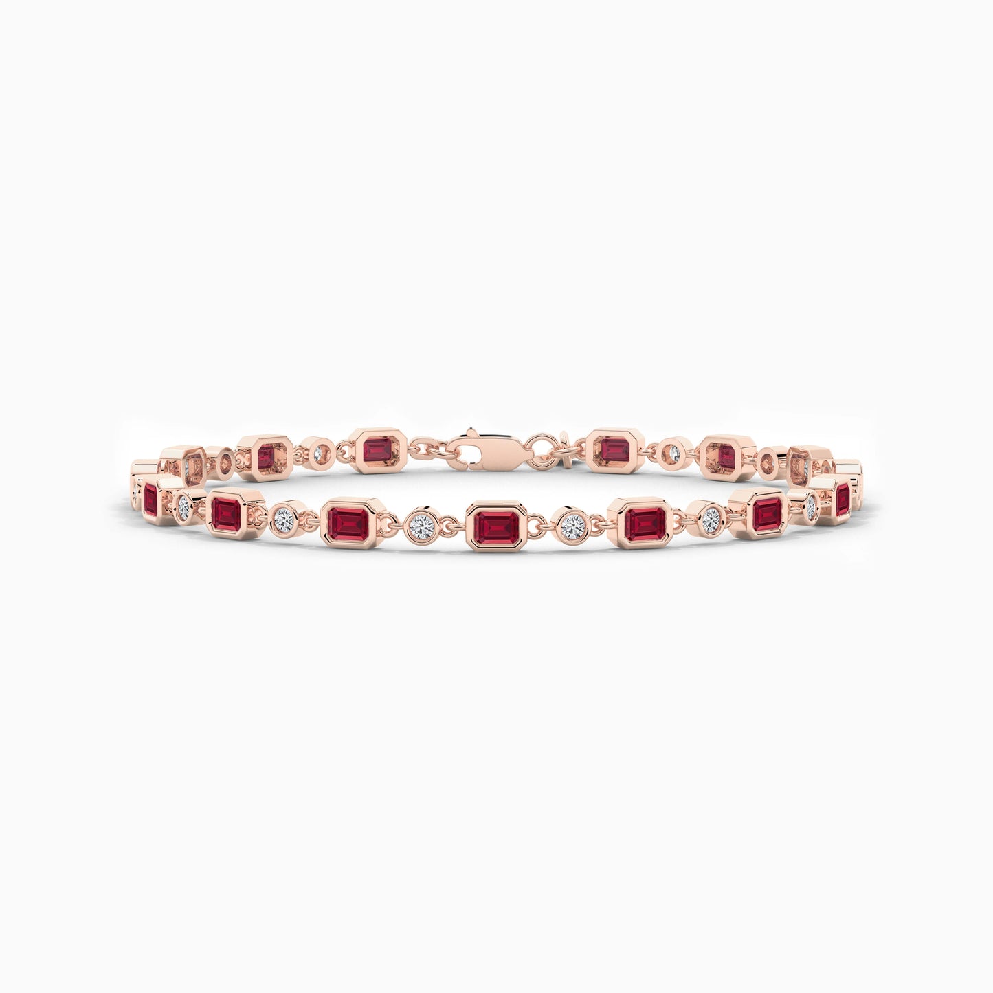 Ruby Bracelet for Women Gold