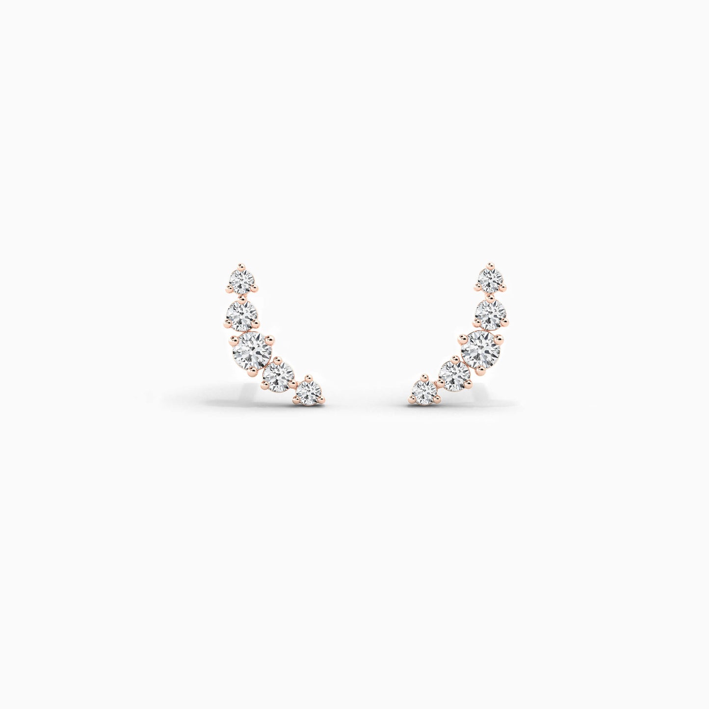 Ear Climber Earrings 925 Sterling Silver
