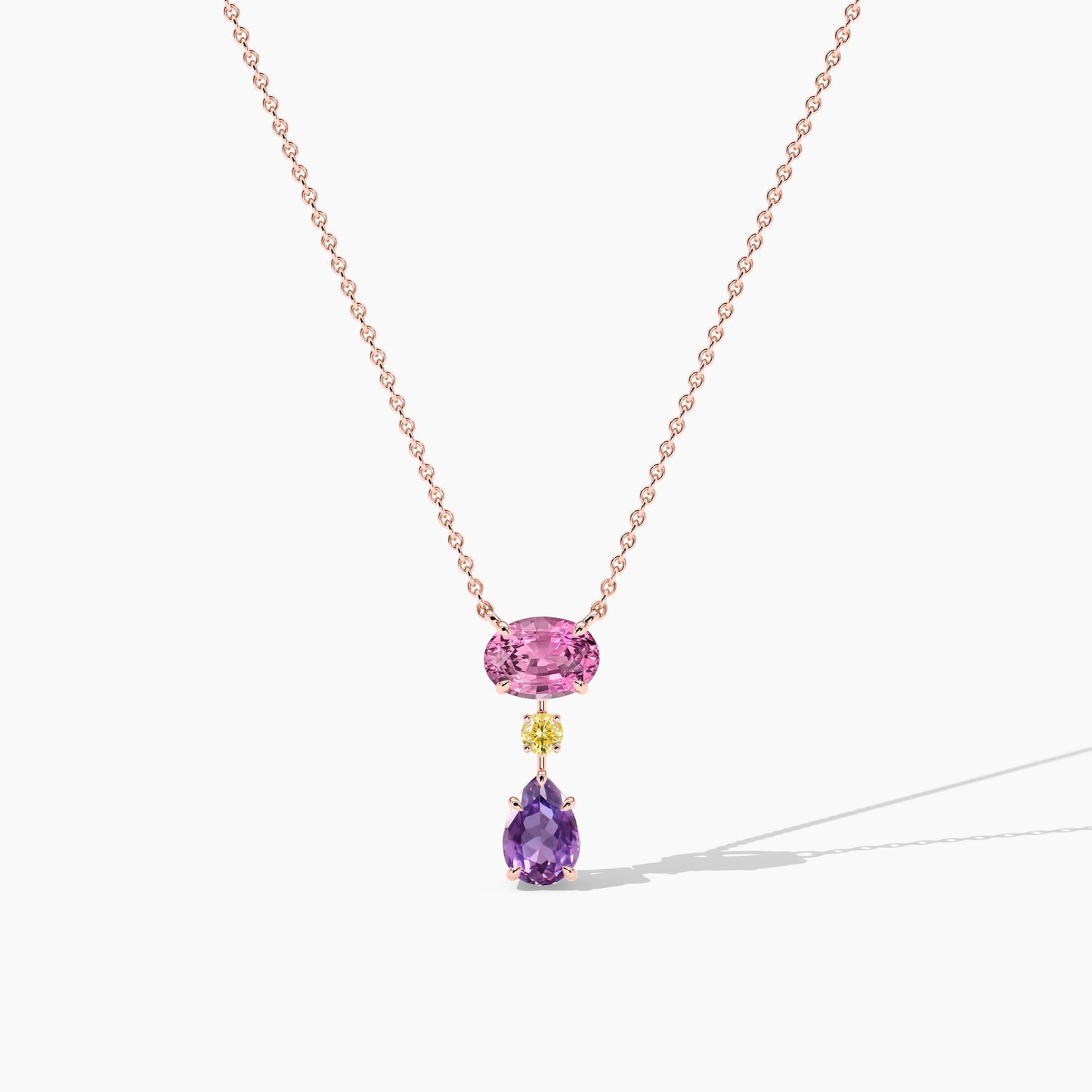 925 silver gemstone necklace