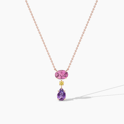 925 silver gemstone necklace