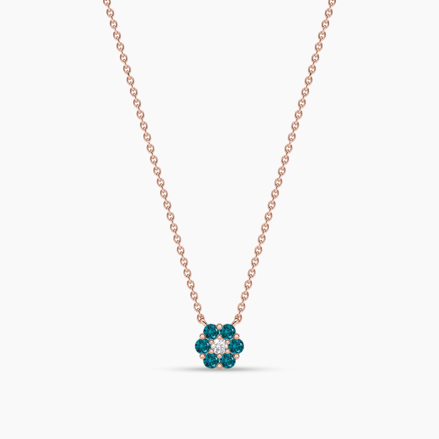 Sterling Silver Flower Shaped Pendant